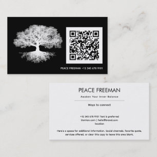 One Source Tree of Life Design Business Card