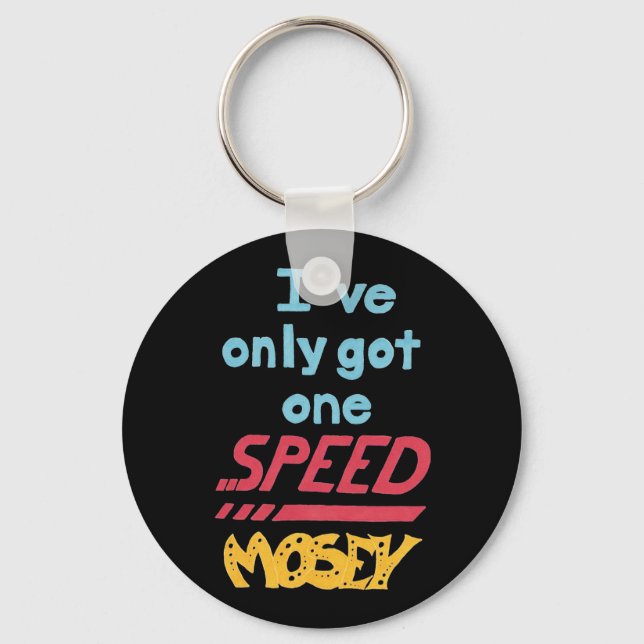 One Speed Keychain (Front)