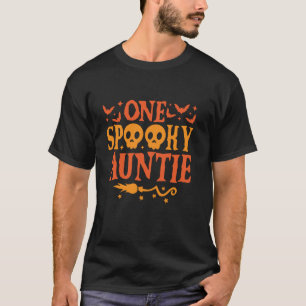One Spooky Auntie Matching Family Halloween Costum T-Shirt