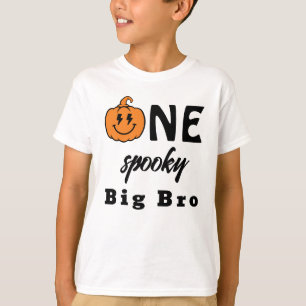One Spooky Big Bro Halloween Matching Family T-Shirt