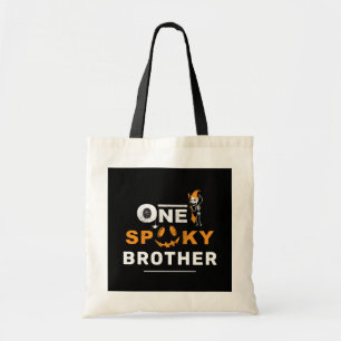 One Spooky Brother Halloween Matching Family Tote Bag