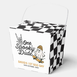 One Spooky Dude Halloween Birthday Favor Box