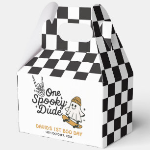 One Spooky Dude Halloween Birthday Favor Box