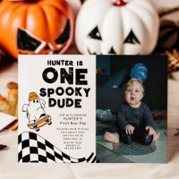 One Spooky Dude Photo Birthday