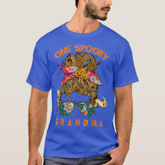 One Spooky Grandma Bandana Women Halloween 6046 T-Shirt