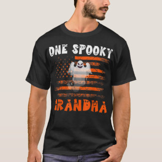 One Spooky Grandma Funny Family Halloween Matching T-Shirt