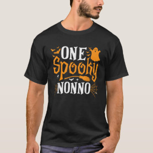 One Spooky Nonno Family Matching Halloween Costume T-Shirt