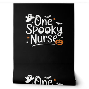 One Spooky Nurse Funny Ghost Nurse Halloween Essen Wallpaper