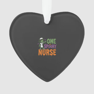 One Spooky Nurse Halloween Design (2)_1 Ornament