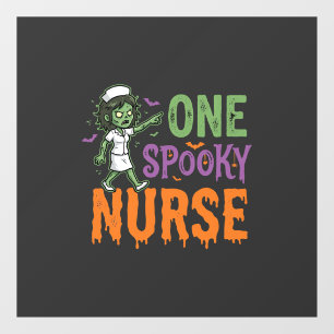 One Spooky Nurse Halloween Design (2)_1 Window Cling