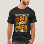 One Spooky Papa First Birthday Halloween Jack O La T-Shirt<br><div class="desc">One Spooky Papa First Birthday Halloween Jack O Lantern</div>