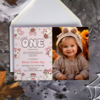 One Spooky Retro Halloween First Birthday Photo