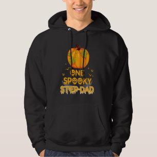One Spooky Step Dad Funny Family Halloween Matchin Hoodie