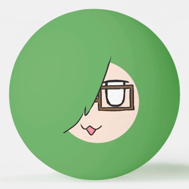 One Star Ping Pong Ball, White Ball (Front)