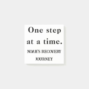 One Step At A Time – Custom Motivational Note