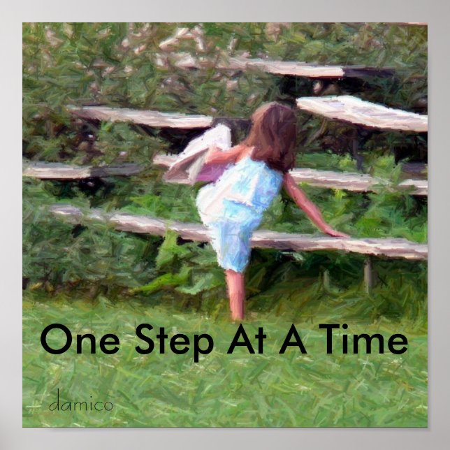 One Step At A Time Poster (Front)