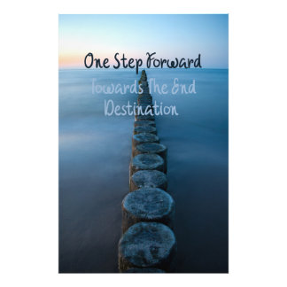 One Step Forward Toward The End Destination -   Photo Print