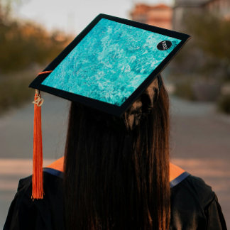 One Step Grad Cap - Beach Water - Making Waves