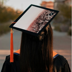 One Step Grad Cap - Cityscape - "The Big Picture"