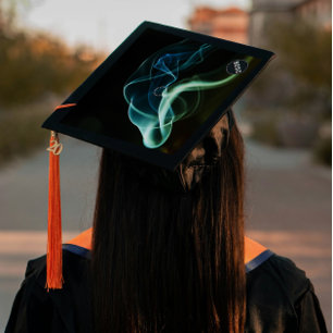 One Step Grad Cap - Inspirational- "Smoke Signals"