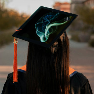 One Step Grad Cap - Inspirational- "Smoke Signals"