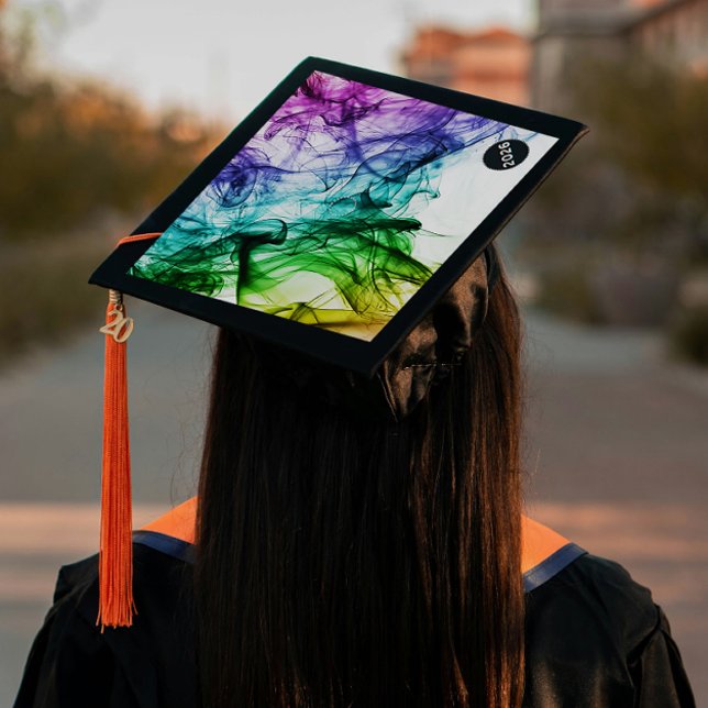 One Step Grad Cap - Inspirational -"The Alchemist" (Introducing “The Alchemist”, Grad Lore’s bold polished peel‑and‑stick grad cap topper design)