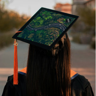 One Step Grad Cap - Pathways - "Journey Ahead "
