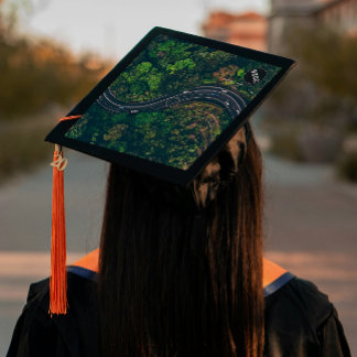 One Step Grad Cap - Pathways - "Journey Ahead " 