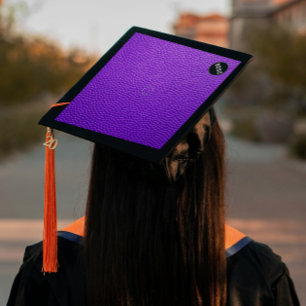 One Step Grad Cap - School Colour - "Baller"