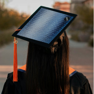 One-Step Grad Cap - School Colour - "Feeling Fuzzy