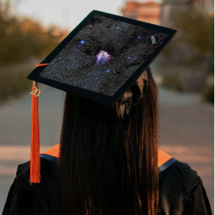 One Step Grad Cap - Space - Out of The World