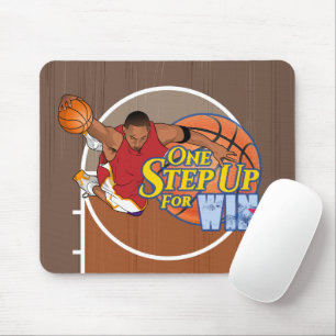 One Step Up for Win   Mousepad