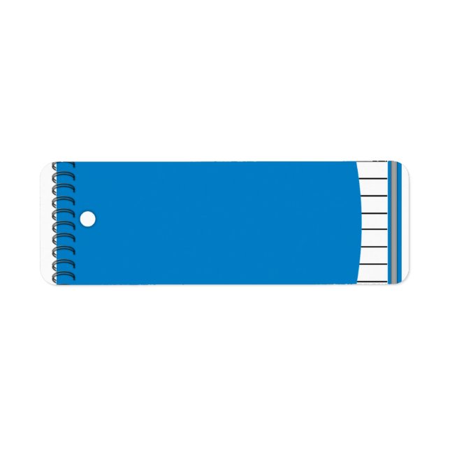 one subject notebook graphic (Front)