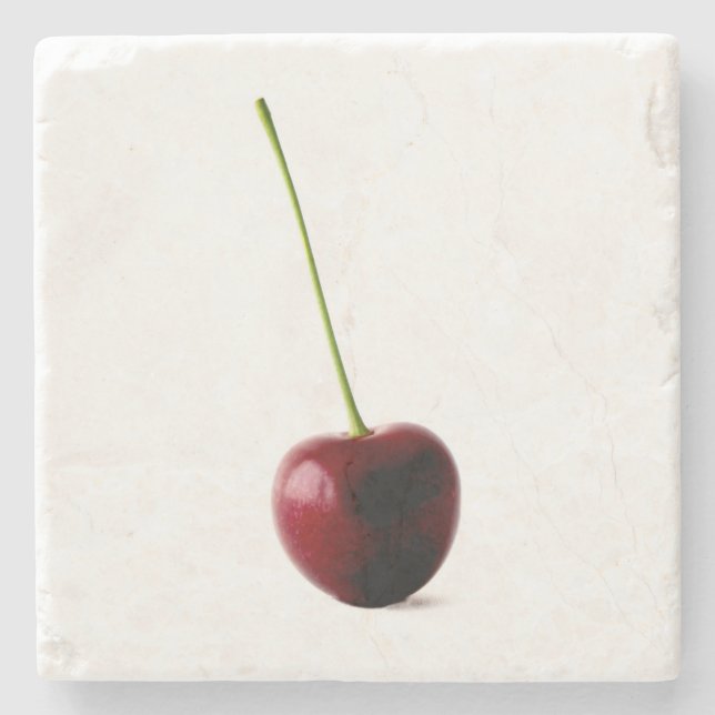 One Sweet Cherry coastercnm Stone Coaster (Front)
