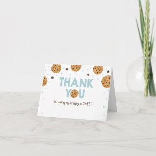 One Sweet Cookie Birthday Thank You Card