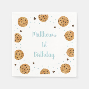 One Sweet Cookie First Birthday Napkin