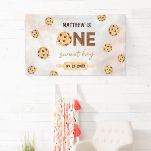 One Sweet Cookie First Birthday Party Banner