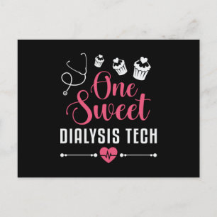 One Sweet Dialysis Tech Dialysis Technician Nurse Postcard