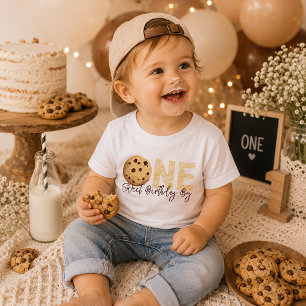"One Sweet" First Birthday Boy T-Shirt   Milk and 