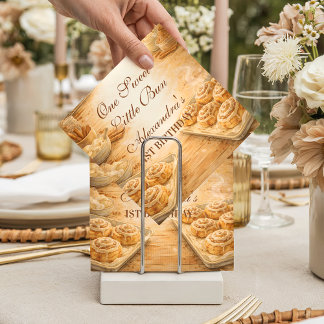 One Sweet Little Bun First Birthday Napkin