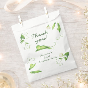 One Sweet Pea First Birthday Favour Bag