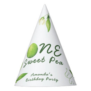 One Sweet Pea First Birthday Party Hat