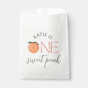 One Sweet Peach 1st Birthday Favour Bag