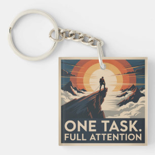 One Task. Full Attention Keychain
