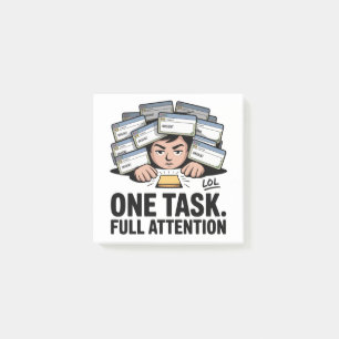 One Task. Full Attention Post-it Notes