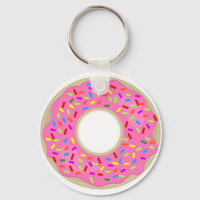 One Tasty Lone Doughnut Keychain (Front)