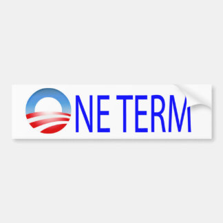 One Term Bumper Sticker