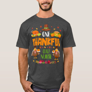 One Thankful CVICU Nurse Fall Autumn Thanksgiving T-Shirt