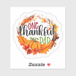 "One Thankful Dad" Autumn
