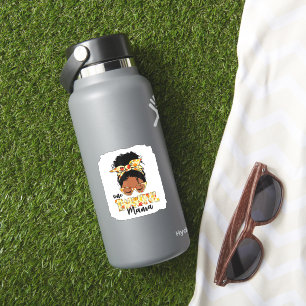 One Thankful Mama Funny Messy Bun Thanksgiving 